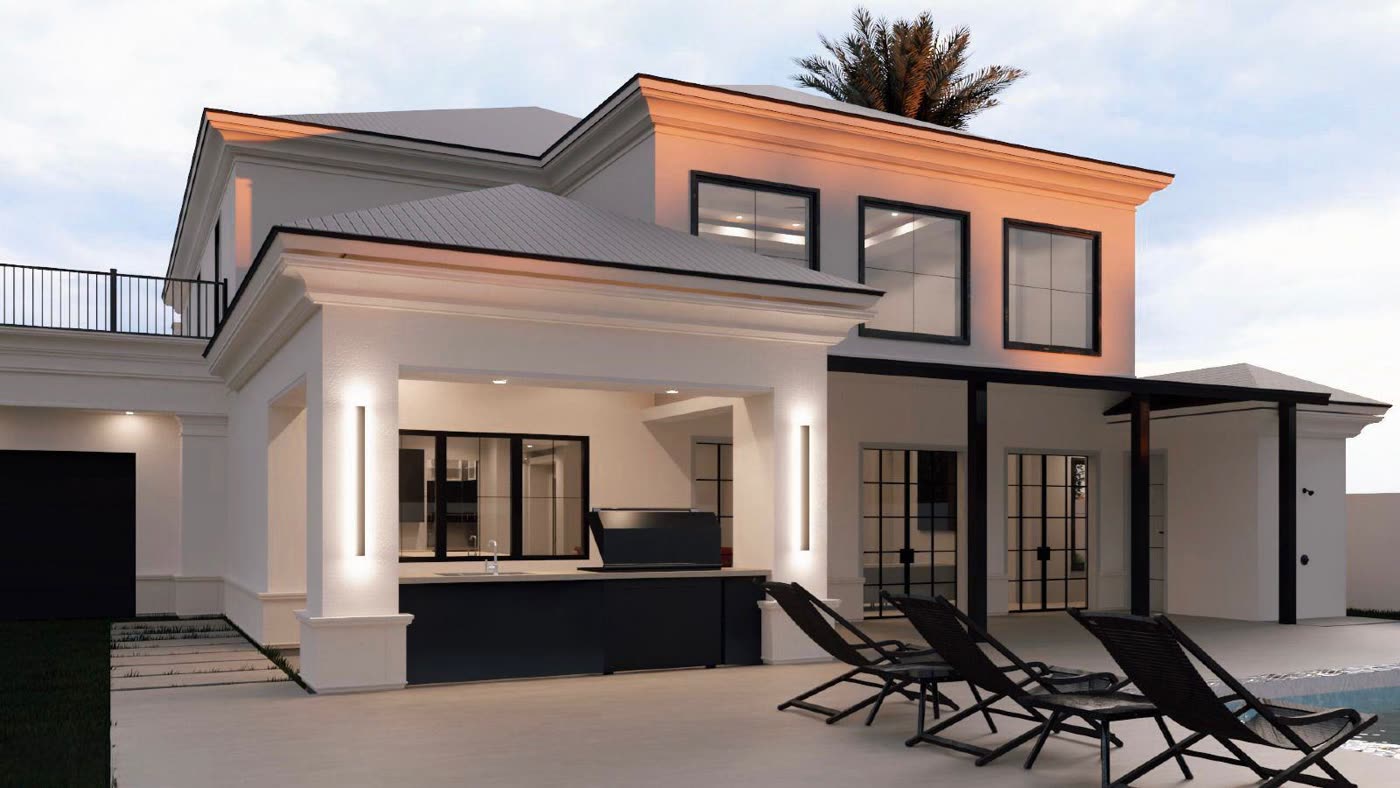 Completed custom home interior &mdash; Kratos Construction, Rio Grande Valley